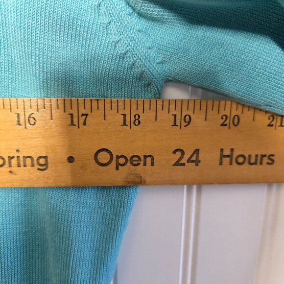 Y2K Silk Blend Large Coastal Grandma Embellished Top Deadstock Holiday - Picture 8 of 9